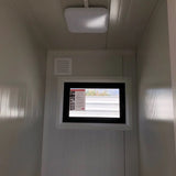 Contenedor de panel sándwich con aseo, 6,00×3,00