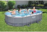 Piscina elevada de acero eléctrico 56448-3 de 488 x 305 x 107 cm&nbsp;