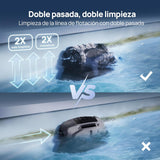 Robot Pool Vacuum Cleaner limpiafondos inalámbrico, Posicionamiento Inteligente