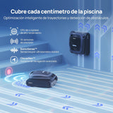 Robot Pool Vacuum Cleaner limpiafondos inalámbrico, Posicionamiento Inteligente
