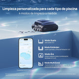 Robot Pool Vacuum Cleaner limpiafondos inalámbrico, Posicionamiento Inteligente