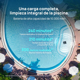 Robot Pool Vacuum Cleaner limpiafondos inalámbrico, Posicionamiento Inteligente
