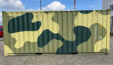 Contenedor Marítimo de 20 Pies – Camuflaje